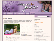 Tablet Screenshot of birthingwithguinever.com
